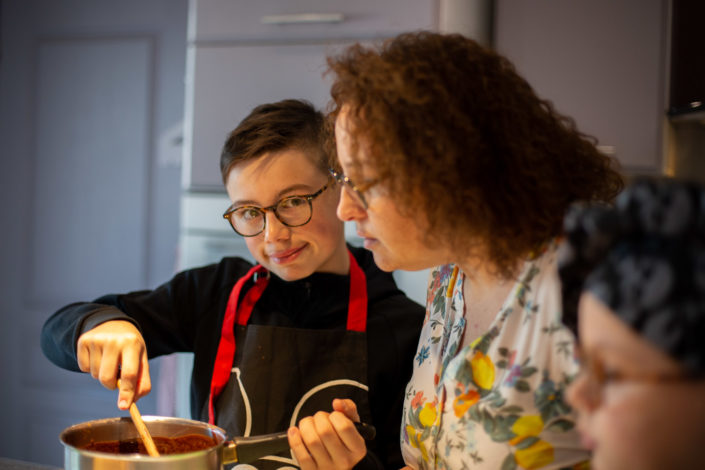 life style famille activité patisserie portrait chocolat carole doussin